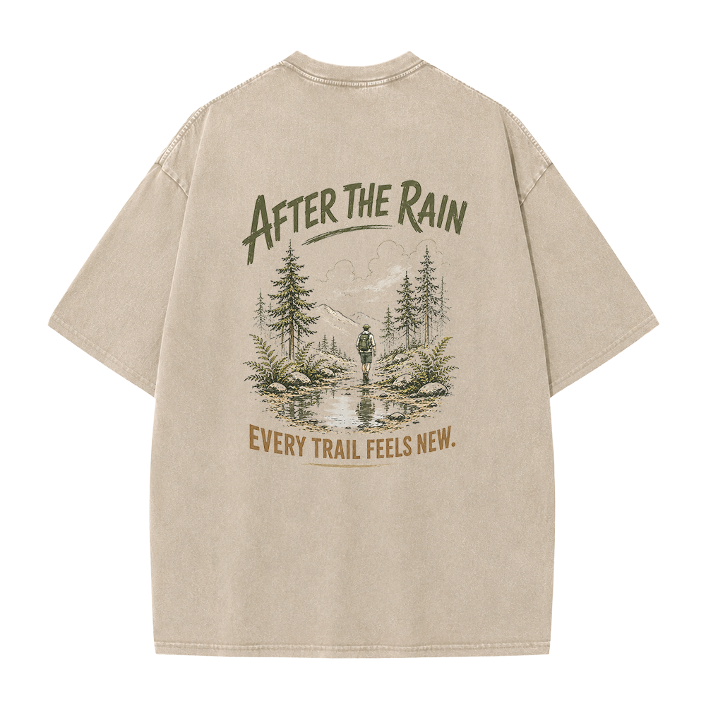 Trail After Rain Vintage Washed T-Shirt