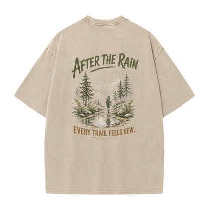 Trail After Rain Vintage Washed T-Shirt