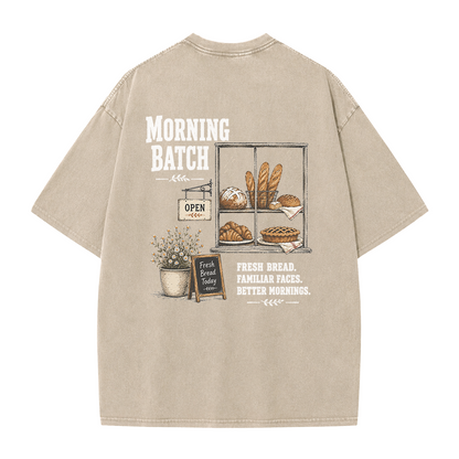 The Morning Bakery Graphic Vintage Washed T-Shirt