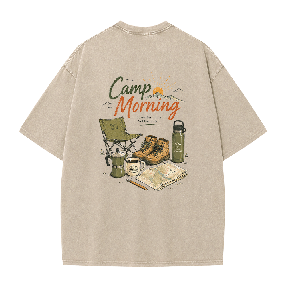 Morning Camp Vintage Washed T-Shirt