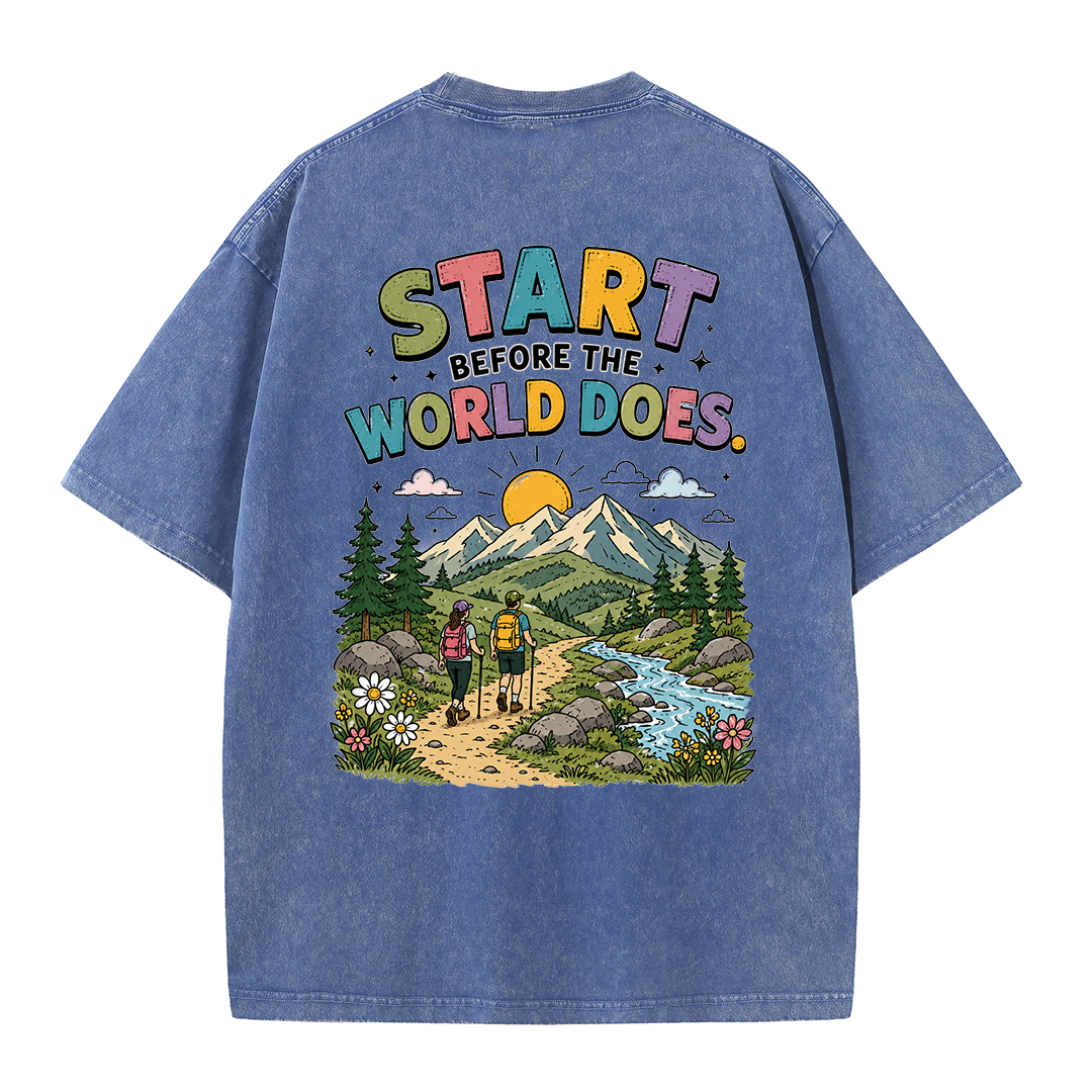 Sunrise Journey Vintage Washed T-Shirt