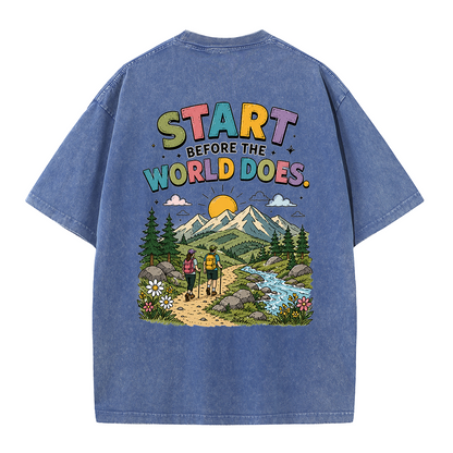 Sunrise Journey Vintage Washed T-Shirt
