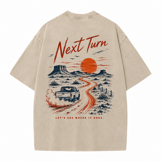 Beyond the Next Turn Vintage Washed T-Shirt