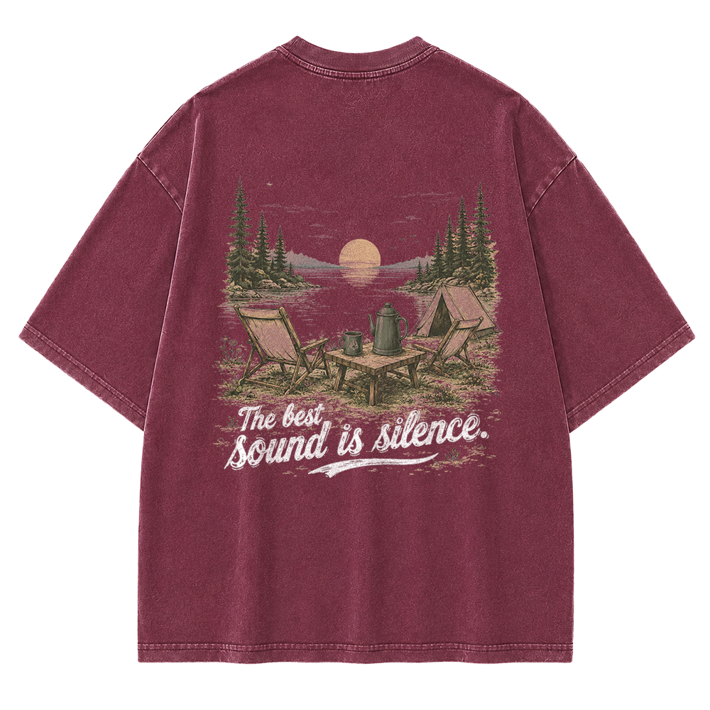 Moonlit Shore Vintage Washed T-Shirt