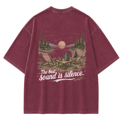 Moonlit Shore Vintage Washed T-Shirt