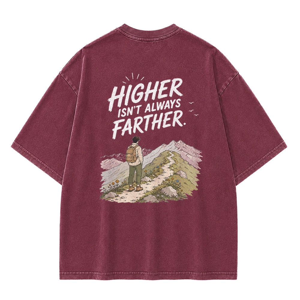 Mountain Ridge Hiking Vintage Washed T-Shirt