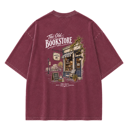 Books & Memories Graphic Vintage Washed T-Shirt