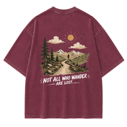 Where the Path Leads Vintage Washed T-Shirt