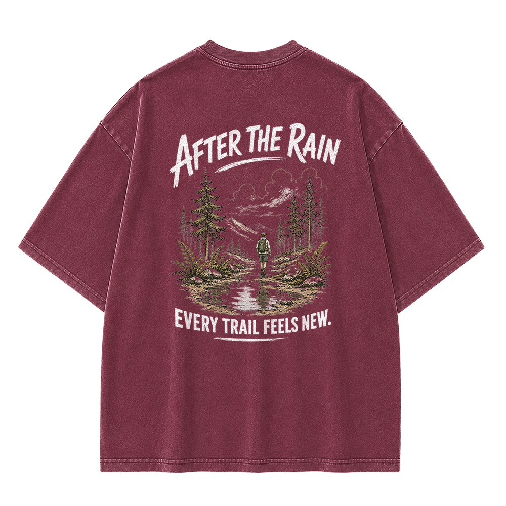 Trail After Rain Vintage Washed T-Shirt