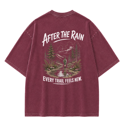 Trail After Rain Vintage Washed T-Shirt