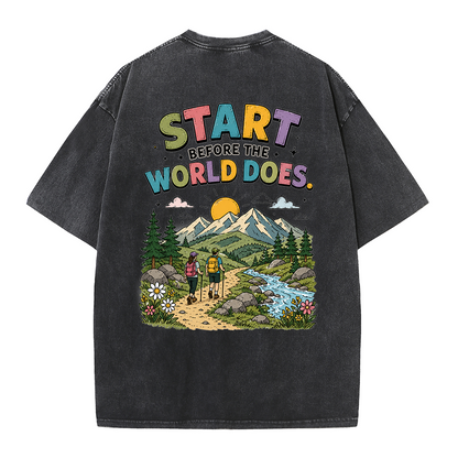 Sunrise Journey Vintage Washed T-Shirt
