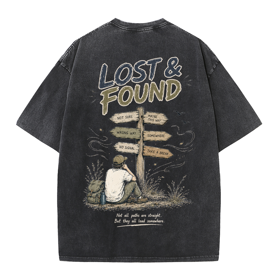 Finding Direction Vintage Washed T-Shirt